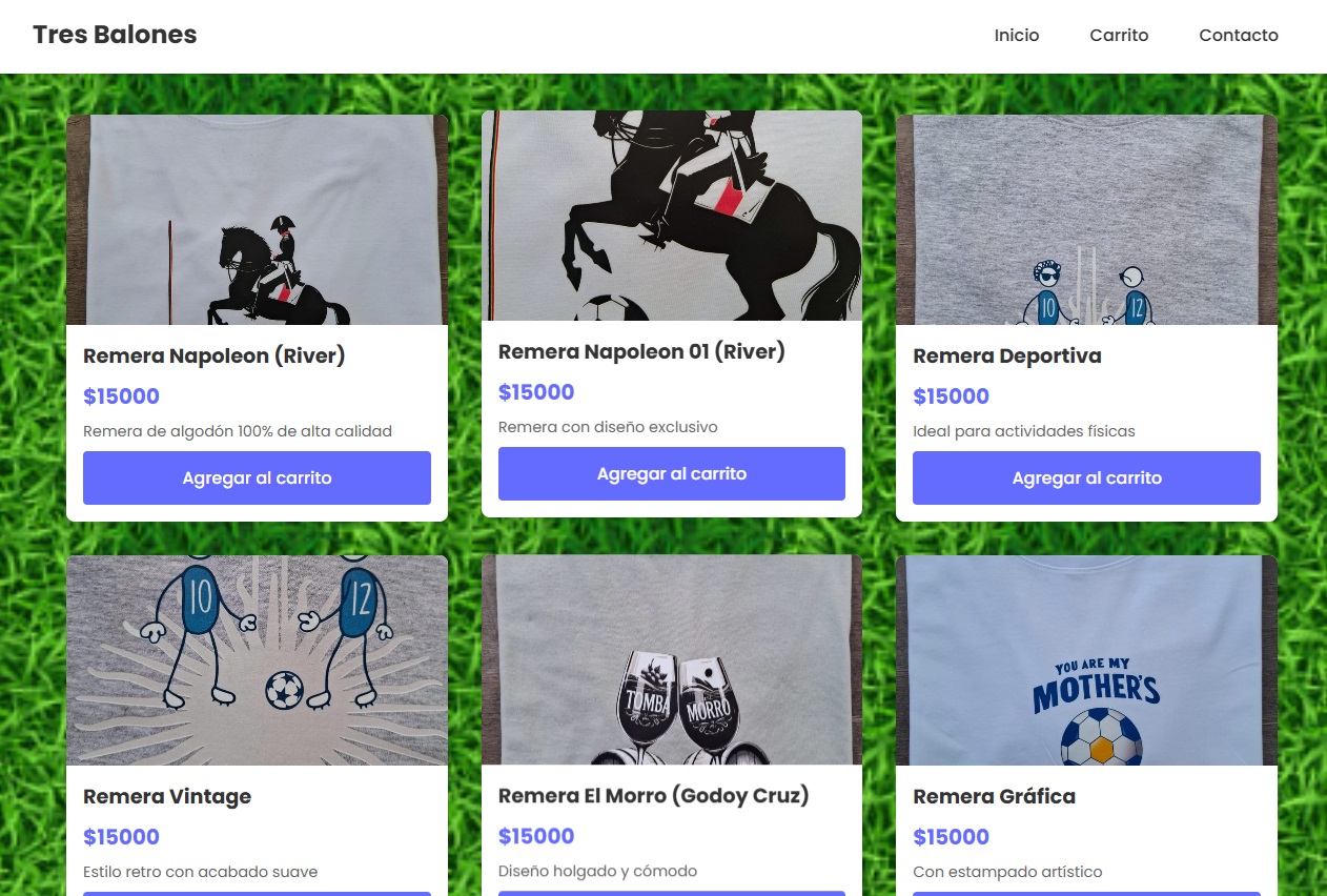 Local de remeras con tematica de fútbol